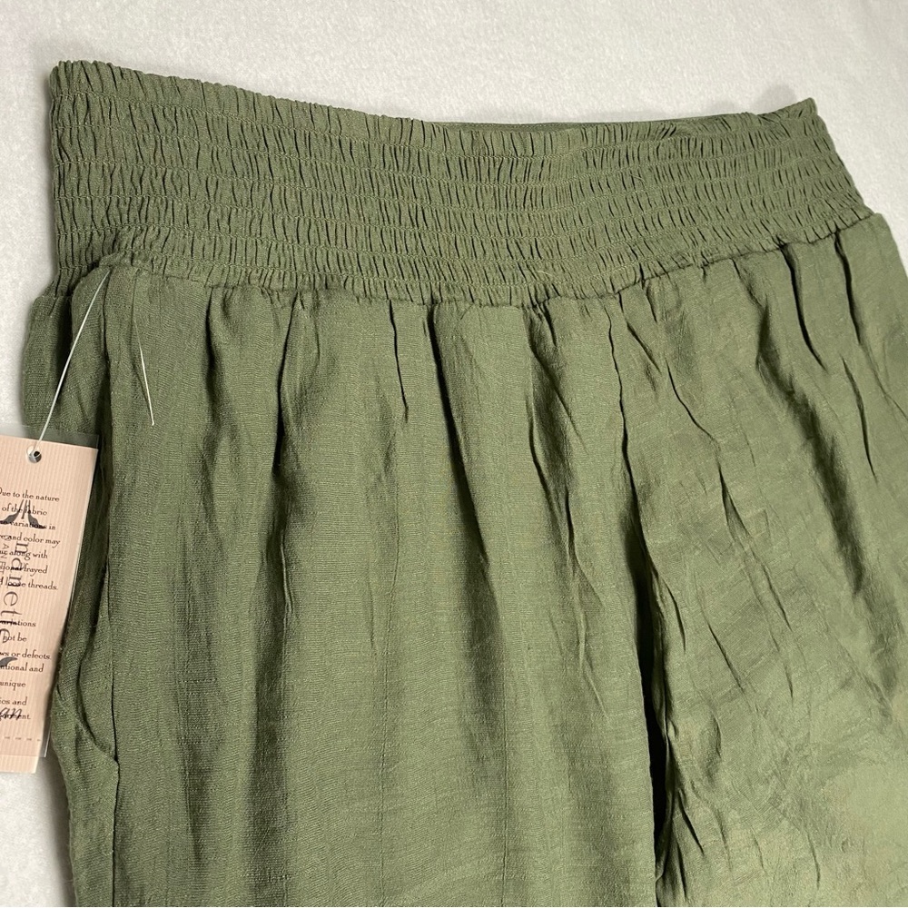 NWT Nanette Lepore Woman Prairie Sage Flowy Pants Size 1X #1287 - Picture 4 of 11
